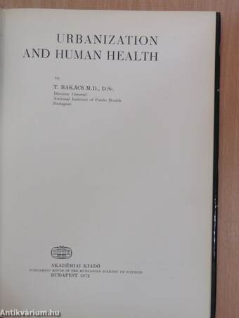 Urbanization and Human Health