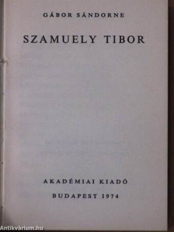 Szamuely Tibor