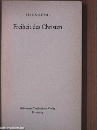 Freiheit des Christen