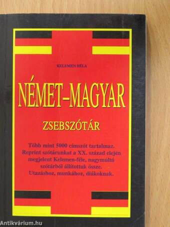 Magyar-német/német-magyar zsebszótár