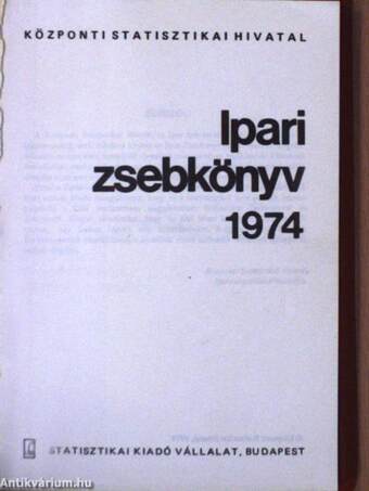 Ipari zsebkönyv 1974