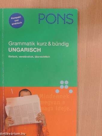 Grammatik kurz & bündig Ungarisch
