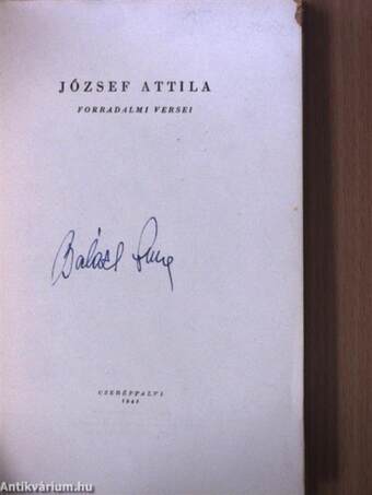 József Attila forradalmi versei