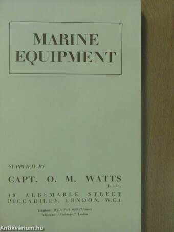 Marine equipment (rossz állapotú)