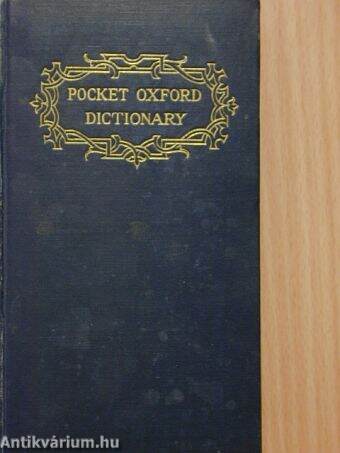 The Pocket Oxford Dictionary of Current English