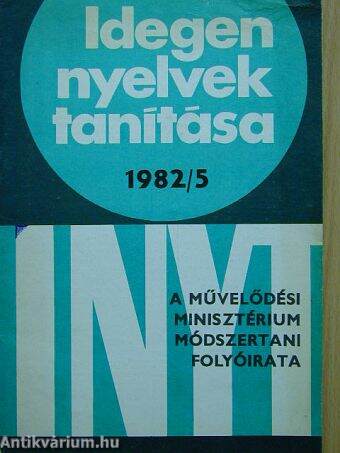 Idegen nyelvek tanítása 1982/5.