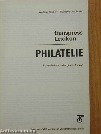 Transpress Lexikon Philatelie