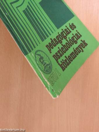 Pedagógiai és Pszichológiai Közlemények 1971/1.