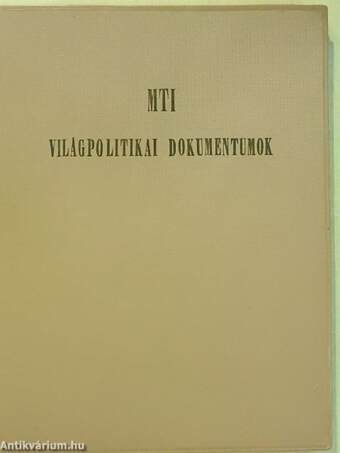 Csúcstalálkozók és külügyminiszteri értekezletek II.