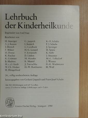 Lehrbuch der Kinderheilkunde