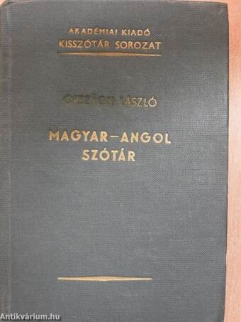 Magyar-angol szótár