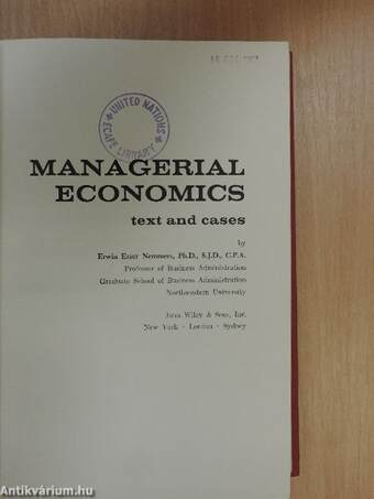 Managerial Economics