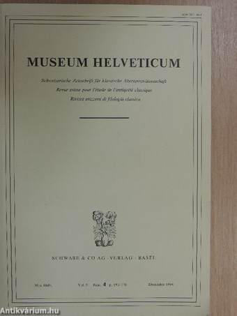 Museum Helveticum Dezember 1994