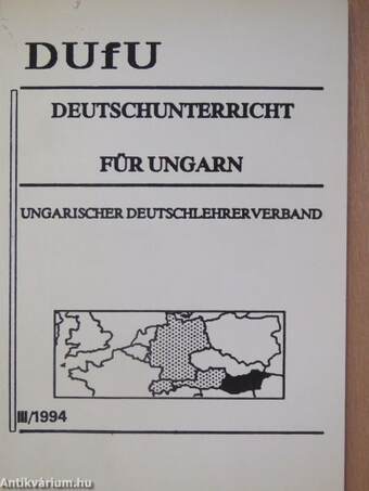 Deutschunterricht für Ungarn III/1994