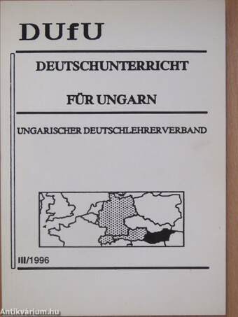 Deutschunterricht für Ungarn III/1996