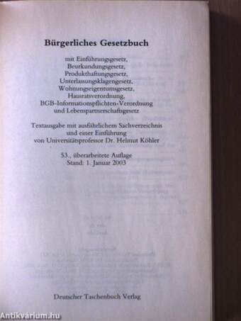 Bürgerliches Gesetzbuch 53.