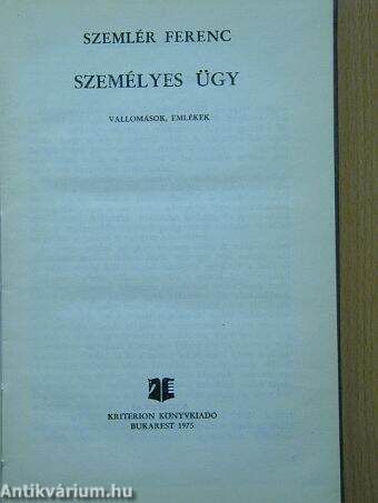 Személyes ügy