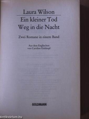 Ein kleiner Tod/Weg in die Nacht