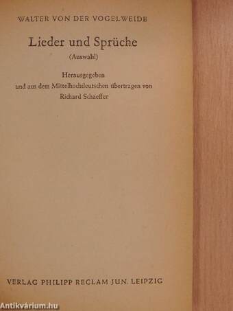 Lieder und Sprüche