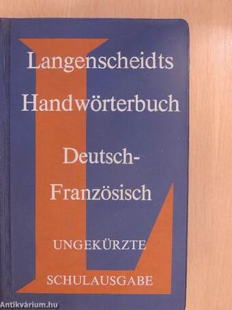 Langenscheidts Handwörterbuch II. 