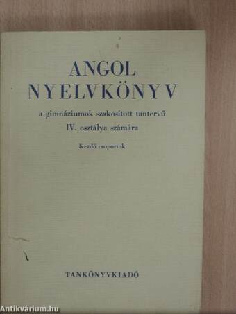 Angol nyelvkönyv IV.