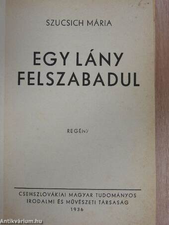 Egy lány felszabadul