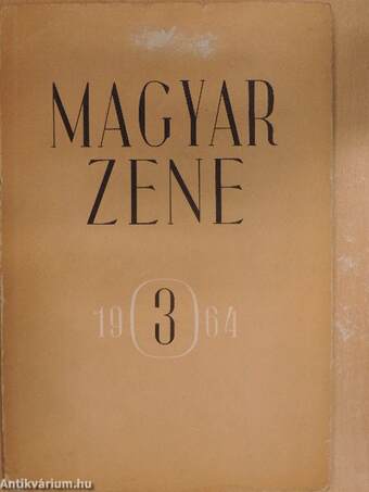 Magyar Zene 1964/3.