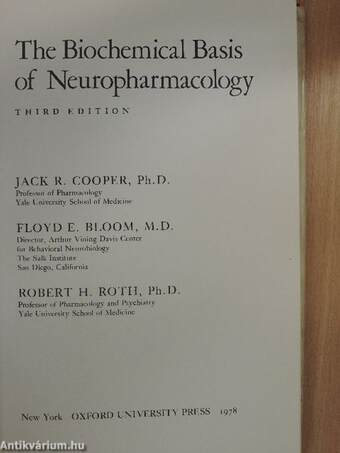 The Biochemical Basis of Neuropharmacology