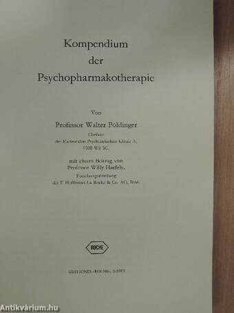 Kompendium der Psychopharmakotherapie