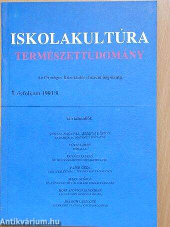 Iskolakultúra 1991/9.