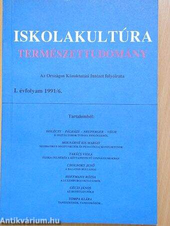 Iskolakultúra 1991/6.