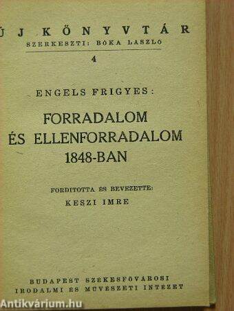 Forradalom és ellenforradalom 1848-ban/A magyar emigráció mozgalmai