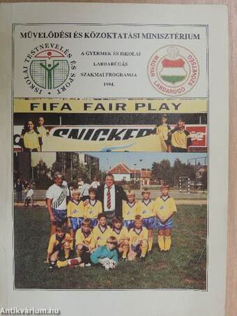 A gyermek és iskolai labdarúgás szakmai programja 1994