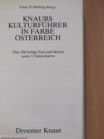 Knaurs Kulturführer in Farbe Österreich