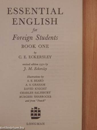 Essential English for Foreign Students 1. - Student's Book