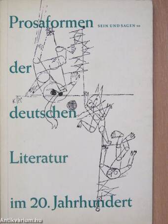 Prosaformen der deutschen Literatur im 20. Jahrhundert