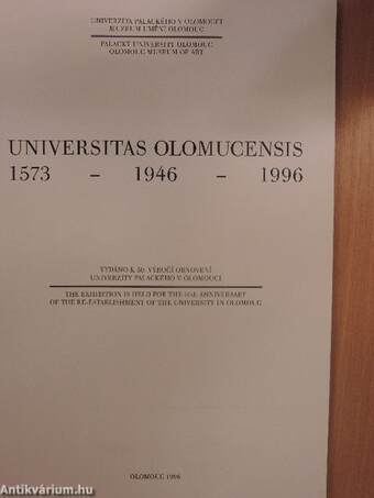 Universitas Olomucensis 1573-1946-1996