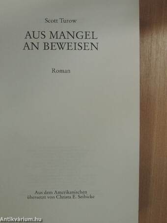 Aus Mangel an Beweisen