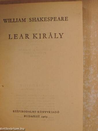 Lear király