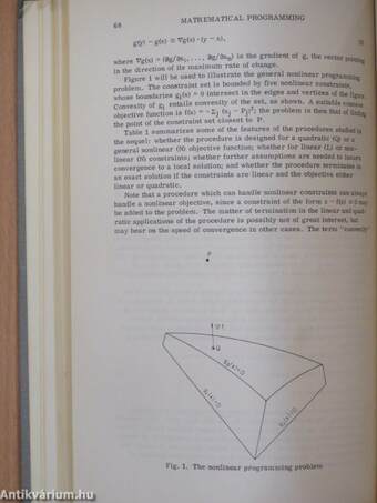 Recent Advances in Mathematical Programming