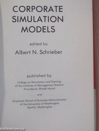 Corporate Simulation Models