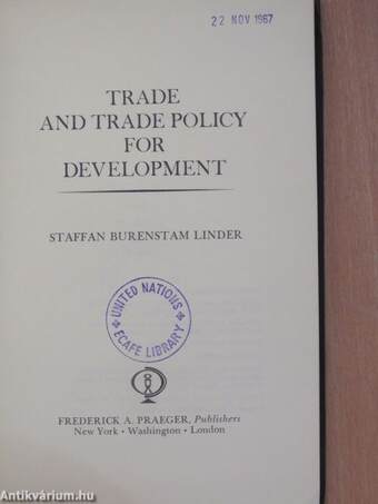 Trade and Trade Policy for Development