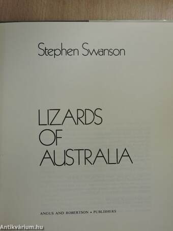 Lizards of Australia