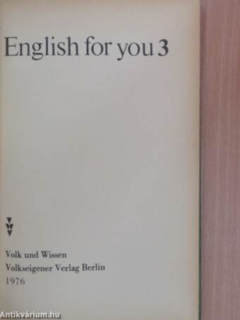 English for you 3