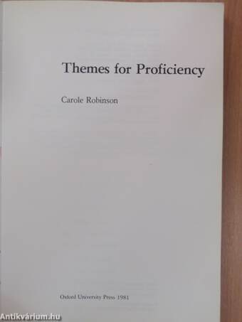 Themes for Proficiency