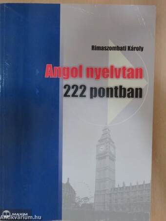 Angol nyelvtan 222 pontban