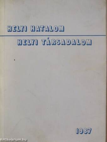 Helyi hatalom-helyi társadalom