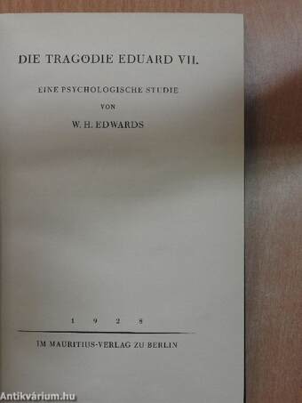 Die Tragödie Eduard VII.