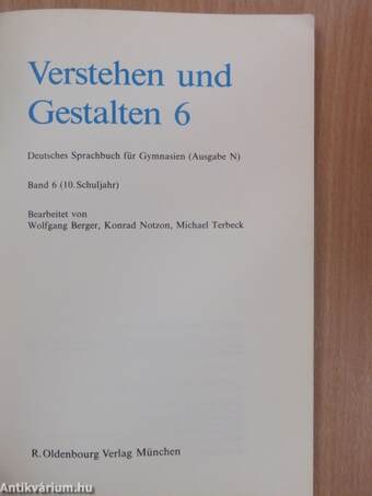 Verstehen und Gestalten 6