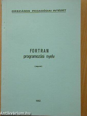 Fortran programozási nyelv